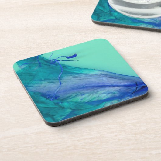 Blume Getränkeuntersetzer (Linke Seite)