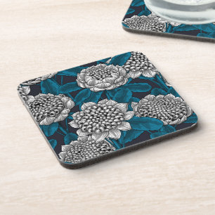 Blume Getränkeuntersetzer