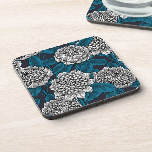 Blume Getränkeuntersetzer (Linke Seite)