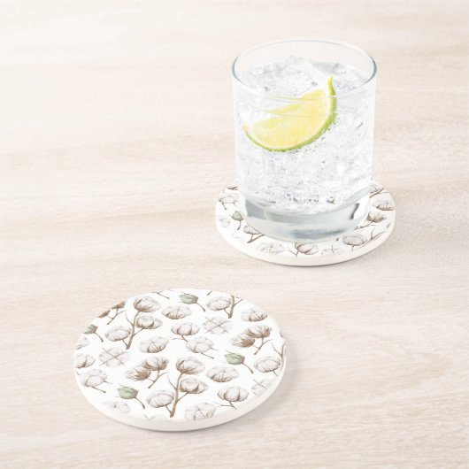 Blume Getränkeuntersetzer (Seite)