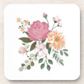 Blume Getränkeuntersetzer (Vorderseite)
