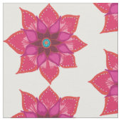 Blume - Gewebe aus Baumwolle (56" Breite) Stoff (Nahaufnahme)