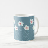 Blume gewinnen Springtime Blue Gloomy Spaß Kaffeetasse (VorderseiteRechts)