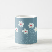 Blume gewinnen Springtime Blue Gloomy Spaß Kaffeetasse (Mittel)