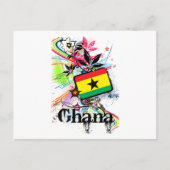 Blume Ghana Postkarte (Vorderseite)