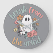 Blume Ghost BFTG-Uhr Große Wanduhr (Vorderseite)