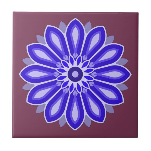 BLUME GIFT FÜR MAMA SCHWESTER-FREUNDLEHRER FLIESE (Vorderseite)