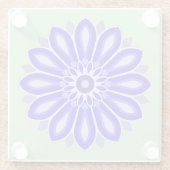 BLUME GIFT FÜR MAMA SCHWESTER-FREUNDLEHRER GLASUNTERSETZER (Rückseite)