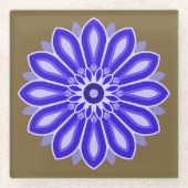 BLUME GIFT FÜR MAMA SCHWESTER-FREUNDLEHRER GLASUNTERSETZER (Vorderseite)