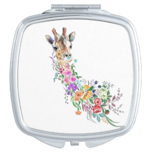 Blume Giraffe Compact Mirror Taschenspiegel