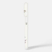 Blume Giraffe iPhone Case (Rückseite / Links)
