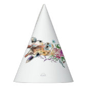 Blume Giraffe Paper Party Hat Partyhütchen (Links)