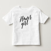 Blume Girl Black Script Shirt (Vorderseite)