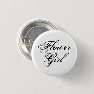 Blume Girl Black & White Button