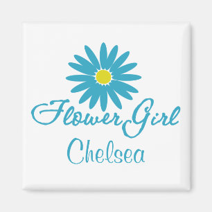 Blume Girl/ Blue Daisy Magnet