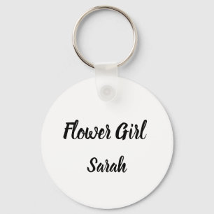 Blume Girl Gift Individuelle Name Geschenke Hochze Schlüsselanhänger