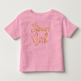 Blume Girl Gold Pink Tee Shirt