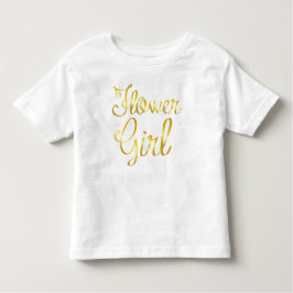Blume Girl Gold White Tee Shirt