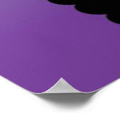 Blume-Girl-Poster Poster (Ecke)