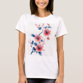 Blume Girl T - Shirt (Vorderseite)