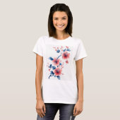Blume Girl T - Shirt (Vorne ganz)