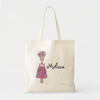 Blume Girl Tote Bag - Persönlich gestalten - Melis Tragetasche
