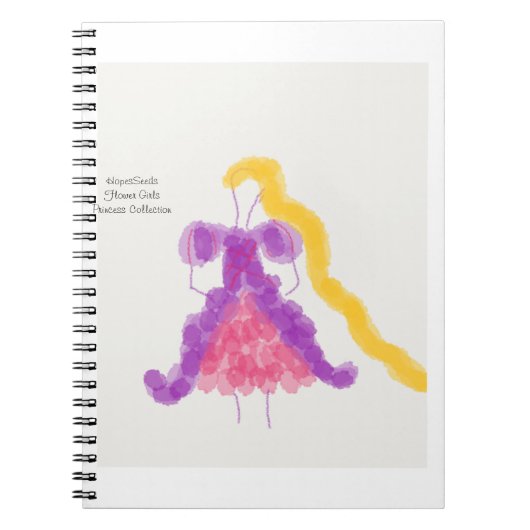 Blume Girls Princess Collection Notizblock (Vorderseite)