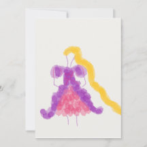 Blume Girls Princess Collection Rapunzel Card
