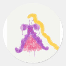 Blume Girls Princess Collection Rapunzel Sticker