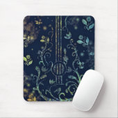 Blume Gitarre Art Mouse Pad Mousepad (Mit Mouse)