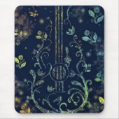 Blume Gitarre Art Mouse Pad Mousepad (Vorne)