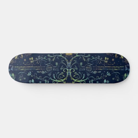 Blume-Gitarre Skateboard (Horizontal)