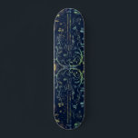 Blume-Gitarre Skateboard<br><div class="desc">Blume Gitarre Skateboards - MIGNED Art Malerei</div>