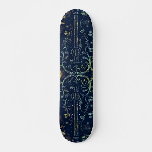 Blume-Gitarre Skateboard (Vorne)