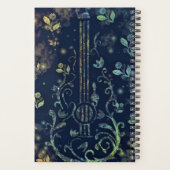 Blume Gitarrenplaner Malerei Planer (Rückseite)