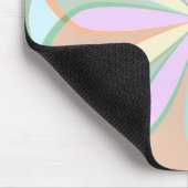 Blume Glasscheibe Symmetrie Mousepad (Ecke)
