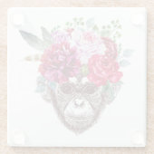 Blume Glasuntersetzer (Rückseite)