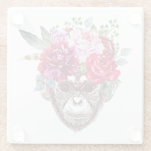 Blume Glasuntersetzer (Rückseite)