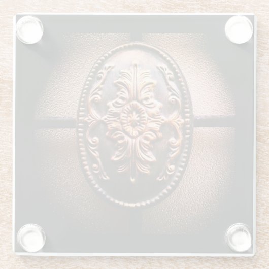 Blume Glasuntersetzer (Rückseite)