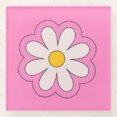 Blume Glasuntersetzer (Vorderseite)