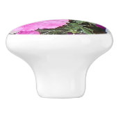 Blume Glasziehermöbel Keramikknauf (Seitenansicht)