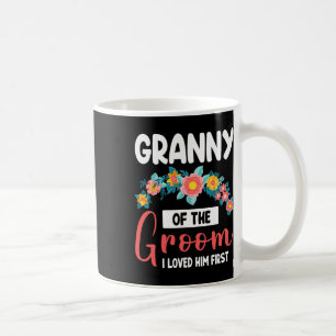 Blume glücklich Hochzeit Granny des Bräutigams, de Kaffeetasse