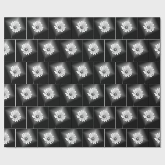 Blume-Glühen Geschenkpapier (Flach)