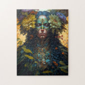 Blume Goddess Fantasy Art Puzzle (Vertikal)