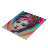 Blume Goddess Fliese (Seite)