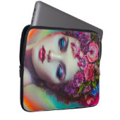 Blume Goddess Laptopschutzhülle (Vorne Rechts)