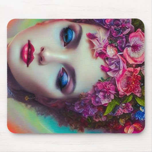Blume Goddess Mousepad (Vorne)