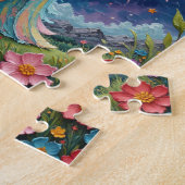 Blume-Goddess-Rätsel Puzzle (Seite)