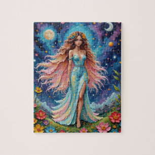 Blume-Goddess-Rätsel Puzzle