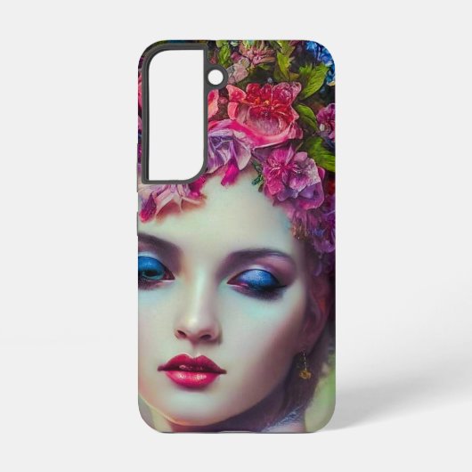 Blume Goddess Samsung Galaxy Hülle (Rückseite)